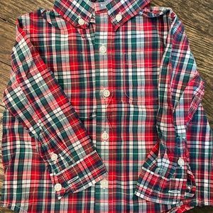 12-18M Janie and Jack Plaid Shirt